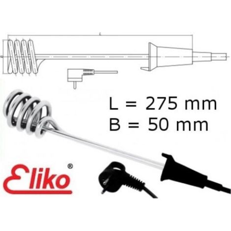 hervidor resistencia 1400 w por inmersion potente ebertools ,