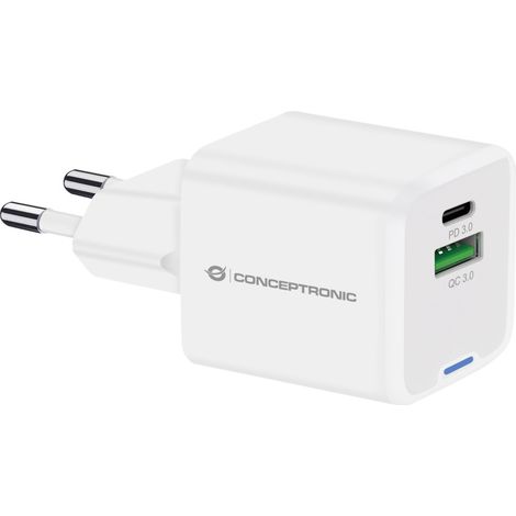 Conceptronic ALTHEA15W Caricabatterie per dispositivi mobili Universale Bianco AC Ricarica rapida Interno (1/4)