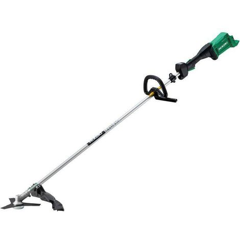 Hikoki – Débroussailleuse à batterie 36V – Largeur de coupe 255 mm – Moteur Brushless – Autonomie jusqu’à 115 min – Compatible tête nylon et lame