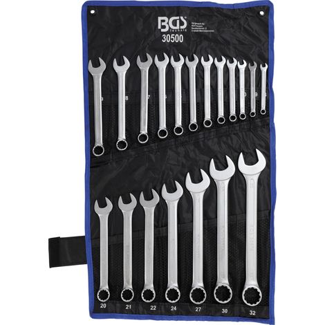 BGS Llaves combinadas SW 8 - 32 mm 19 pzs. - 30500 (1/4)