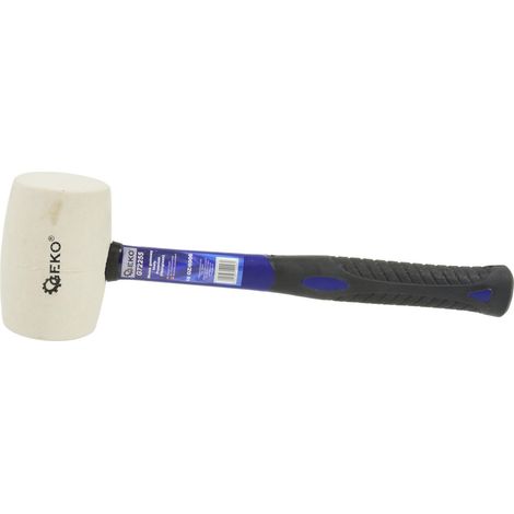 Martello geko gomma bianca 600g manico fibra vetro