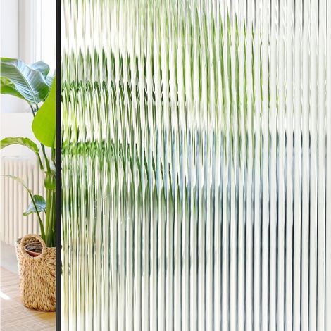 Lámina decorativa de PVC para ventanas, que proporciona privacidad, apta para salón, dormitorio, baño y cocina, 50 x 300 cm. (1/5)