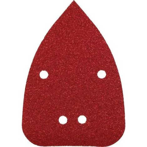 Almohadillas de lijado triangulares kwb 96x136 mm marrón 5 piezas