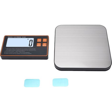 Balance de cuisine sans fil avec affichage à distance, poêle en acier inoxydable magnétique numérique électronique 15KG pour la préparation des repas (1/5)