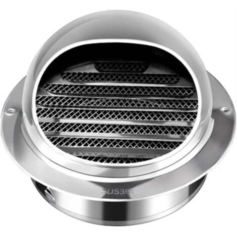 Hotte de ventilation en acier inoxydable 304, grille d'aération bombée, hotte aspirante respirante