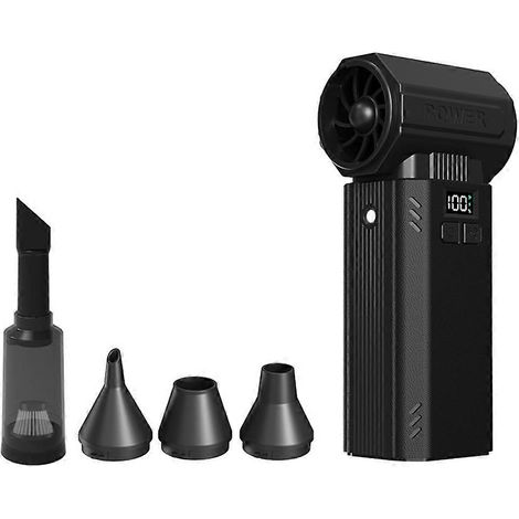 Sans fil souffleur d'air 400000 RPM turbo ventilateur poussière nettoyeur Type-C charge sans balais moteur et maison (1/5)