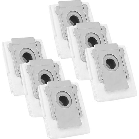 Lot de 6 sacs poussière, filtre haute efficacité, poignée étanche, capacité 30L, pour aspirateur robot série i et s (1/5)