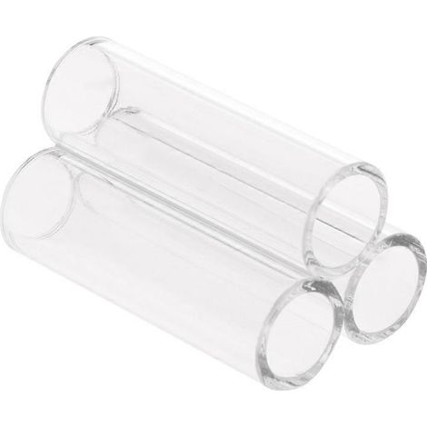 Abri Crevettes Décoration Aquarium Tube Acrylique Transparent Cachette Betta - 3 Tubes, Habitat Poisson, Refuge Transparent, Accessoire Aquariophilie (1/4)