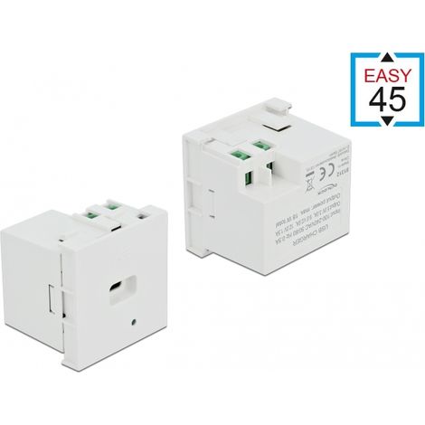 Delock Easy 45 Módulo del puerto de carga 1 x USB Type-C⢠PD