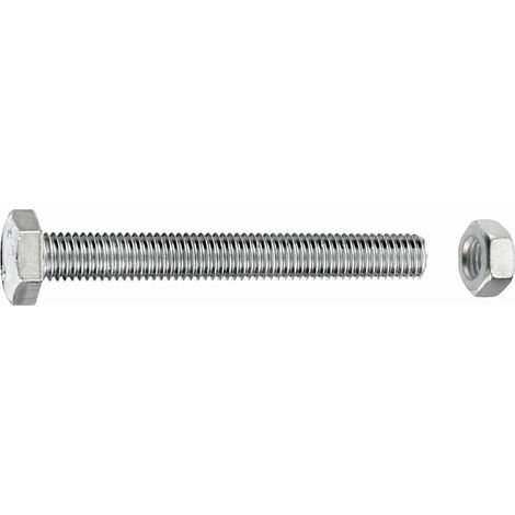 Connex Sechskantschrauben M6 x 60 mm, 15 Stück Maschinenschrauben