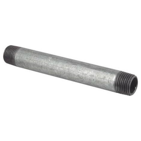 Bobine fonte galva longueur 300mm Mâle Mâle 1"1/4