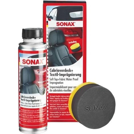 Impregnante Sonax per il tetto e la tappezzeria di una cabriolet (1/5)