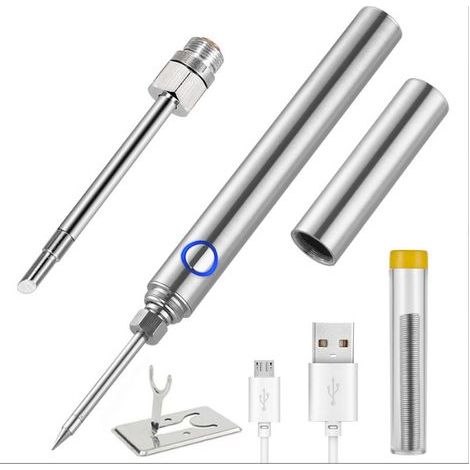 Cordless soldering gun, 15W soldering kit, USB rechargeable, suitable for repair, welding and brazing. (1/5)