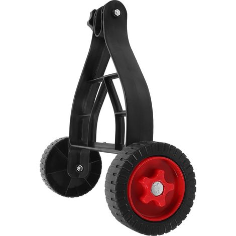 Roue de Rechange Support Silencieux et Solide pour Tondeuse à Gazon en Acier Inoxydable en Caoutchouc Noir pour Jardin et Usage Extérieur (1/5)