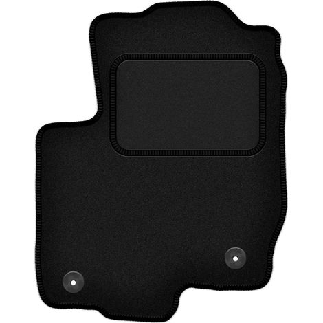 Tappetino in velluto lato guidatore per: Mitsubishi Colt VI HB 5D (2004-2008) nero (1/5)