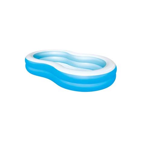 PISCINA GONFIABILE BIG LAGOON FAMILY +3 ANNI cm.262x157x46h. peso Kg.4,8 (art.54117B) BESTWAY