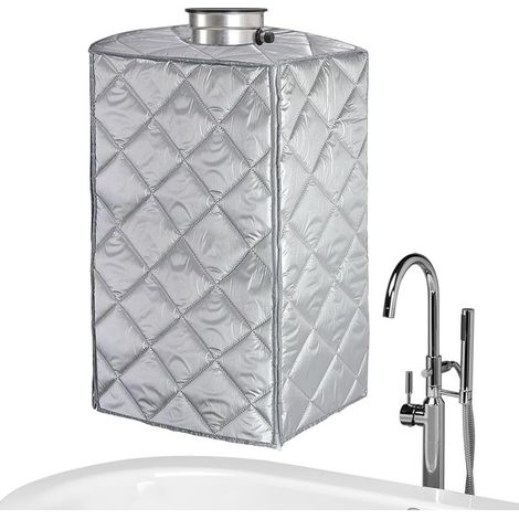 Housse pour chauffe-eau 75 x 36 x 36 cm Housse de protection isolante – Protection contre la pluie, la poussière et les feuilles mortes – Utilisation intérieure et extérieure, terrasse, automn