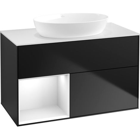 Villeroy & Boch FA11GFPD Armoire sous lavabo Finion FA1 (1/2)