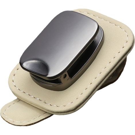 Clip De Support De Lunettes De Soleil pour Visière,Support De Lunettes De Soleil pour Visière,Clip de Lunettes Multifonctionnel pour Voiture Cintre de Lunettes Multifonctionnel avec Pince (1/5)