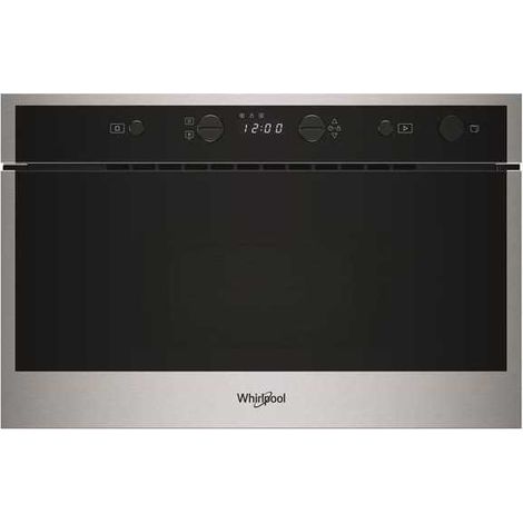 Micro-ondes encastrable, inox, solo, 22 L, plateau 25 cm - plats jusqu' WHIRLPOOL - WMN461BXF (1/3)