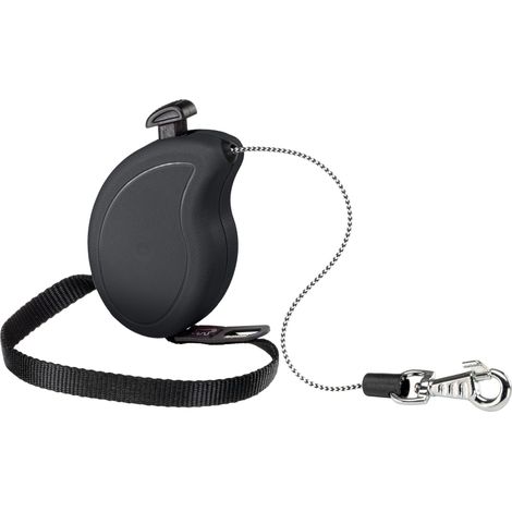 GUINZAGLIO PER CANI E GATTI 'FLIPPY ONE MINI' Colore Nero