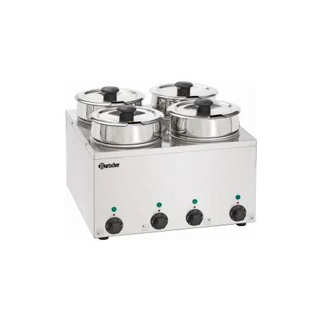 Bain Marie à Sauce Professionnel - 4 x 3,5 L - Bartscher