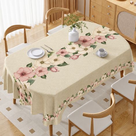 Nappe 140220cm adapté pour table à manger 6 personnes modèle RS008 nouvelle version améliorée résistance à l'usure améliorée de 150% 30 × 30 × 30 cm 1 kg – Livraison gratuite