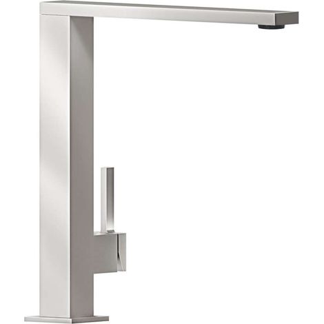 Villeroy & Boch Spültischarmatur Finera Square, 360° Schwenkbereich, schwenkbarer Strahlregler, Edelstahl massiv (1/5)