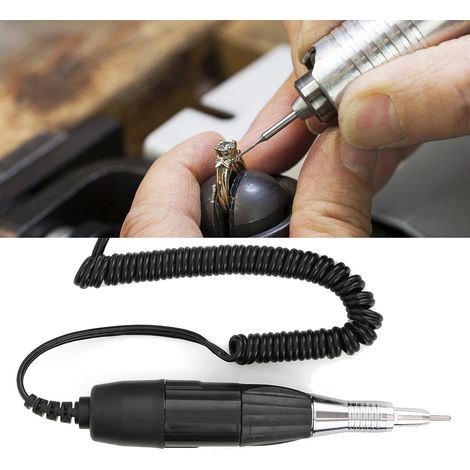 Pièce à main pour micromoteur électrique de laboratoire dentaire, perceuse à ongles électrique, poignée pour polissage 35 000 tr/min (1/5)