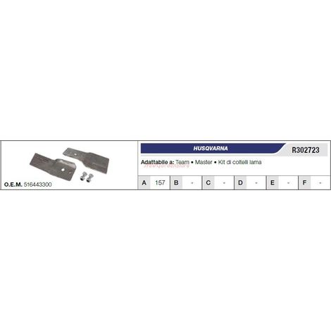 Cuchilla HUSQVARNA cortacésped cortacésped TEAM MASTER R302723