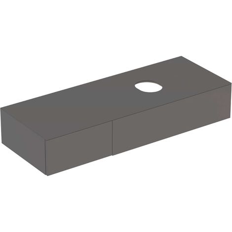 Geberit VariForm, meuble sous-lavabo à poser, deux tiroirs, (1/2)