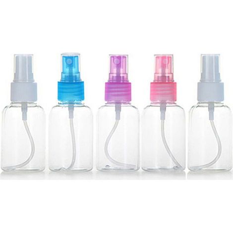 Flacon Vaporisateur Vide - 15 ml - Plastique Rigide - Étanche avec Pulvérisation Précise - Pour Parfum Produits Cosmétiques et Nettoyants - Lot de 5 (1/5)