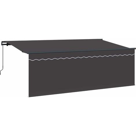Maison Exclusive - Einziehbare Markise Anthrazit 350 x 200 cm