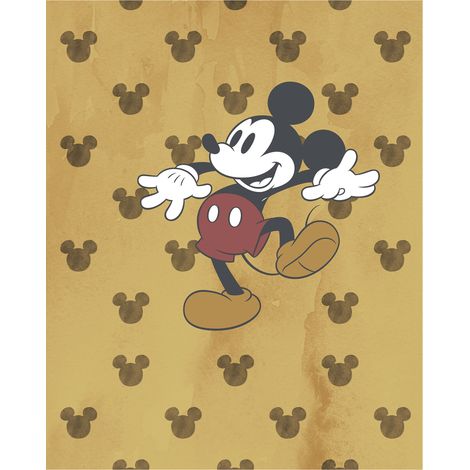Komar Wandtapete - Disney Mickey Tap dance - 250 x 200 cm - Vlies Digitaldruck - für Kinderzimmer (1/3)