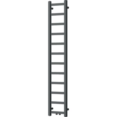 Grzejniki de salle de bain Mexen Bolt 1500 x 300 mm, 295 W, noir - W126-1500-300-00-70 (1/3)
