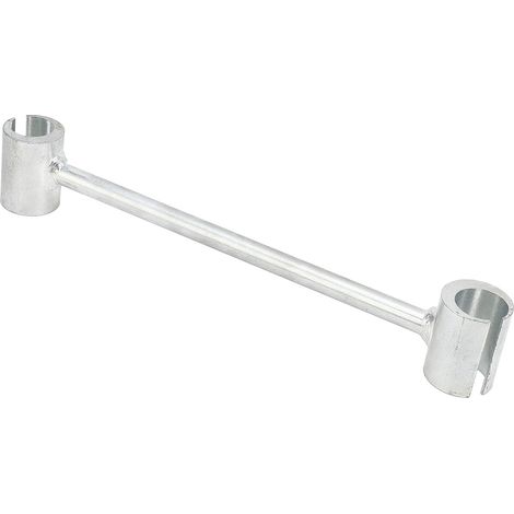 Clé d'ajustage paumelle porte à double embout 23 mm 25 mm acier allié (1/5)