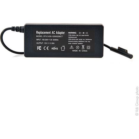 NX - Alimentation compatible Microsoft Surface Pro 12V 31W