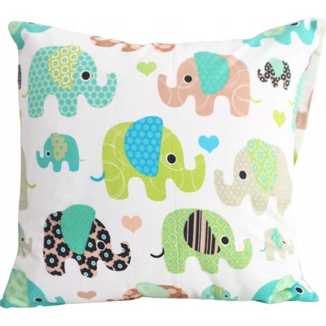 FEDERA PER GUANCIALE 40x40 CM DECORATIVA BAMBINO 100% COTONE