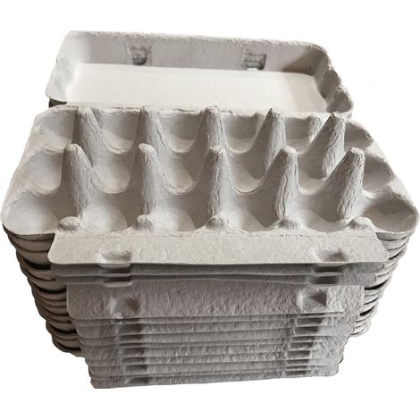 Lot de 200 boîtes pour les oeufs cailles en carton