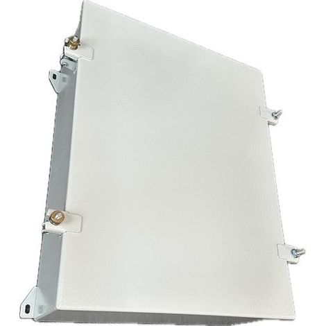 Coffret industriel acier 400x300x145mm à pattes soudées avec couvercle jointé à vis IK10 étanche IP66 4030 (1/2)