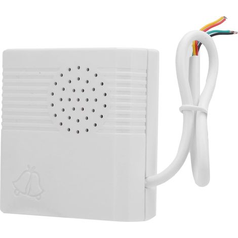Sonnette electrique 12 V Filaires Deux Fils Cloche Interieure Exterieure Puissante avec Haut Parleur 90 dB Installation Simple Sans Transformateur (1/5)