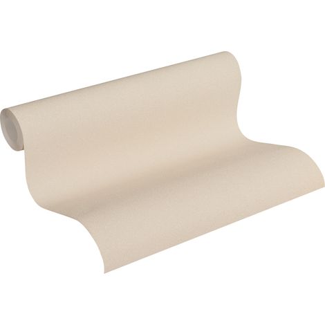 A.S. Creation Trendwall  372724  Vliestapete Einfarbig  0.53 m x 10.05 m  Beige (1/5)