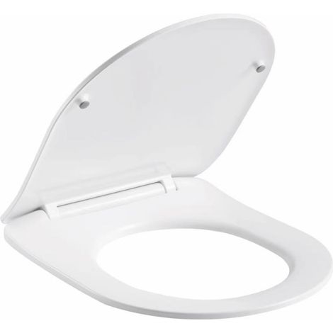 Abbatant WC frein de chute duroplast blanc kit de montage - Balneo Luna/Luxa