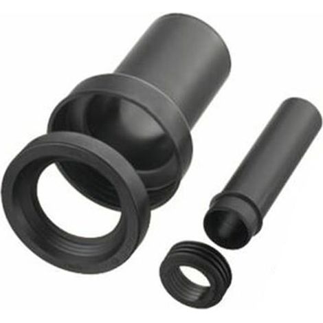 Aloni Wand Hänge WC Anschlussgarnitur DN90 DN45 220mm Aloni WC Anschlussgarnitur Anschlussrohr gerade für Wand-WC DN90 DN45 220mm (1/3)