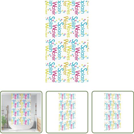 vidaXL Store de salle de bain - Store enrouleur de douche 130x240 cm largeur du tissu 126 cm (1/5)