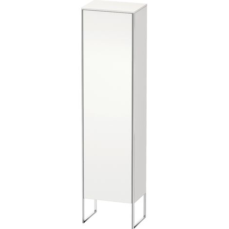 Duravit XSquare armario alto, 1 puerta, tope derecho, 4 estantes
