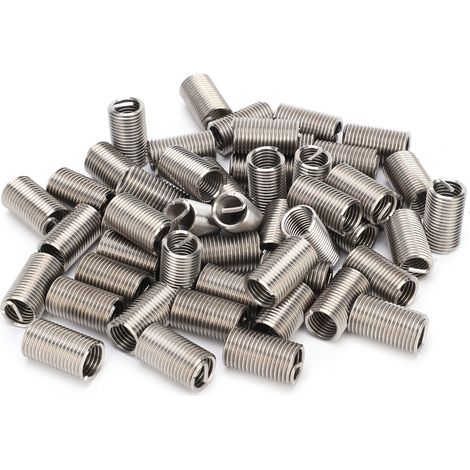 100 inserts filetés, outil de réparation d'écrous réducteurs, vis de fixation en fil d'acier inoxydable M3x0,53D (1/5)