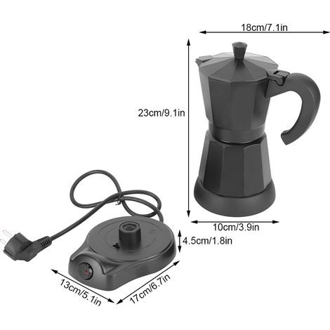Cafetière électrique portable 300 ml pour la maison et le bureau, prise européenne 220-240 V 50 Hz (1/5)