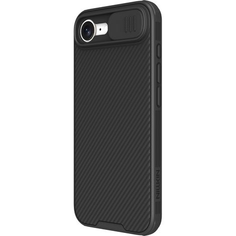 Funda Nillkin para iPhone 17e / 16e, CamShield Pro MagSafe, negra. (1/5)