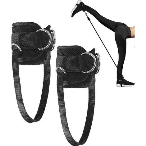 Sangle de cheville pour l'entraînement des jambes - accessoire de fitness pour machine à câbles (1/5)